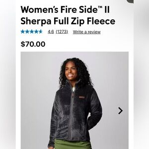 Columbia Fire Side Sherpa Full Zip Fleece